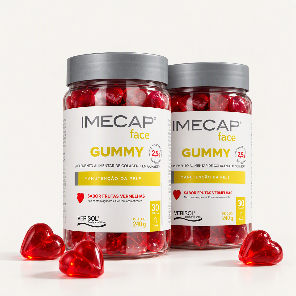 KIT IMECAP FACE GUMMY 2 UNIDADES
